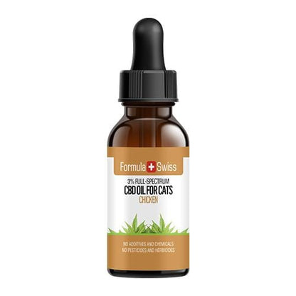 CBD Öl für Katzen, MCT-Öl, Huhn