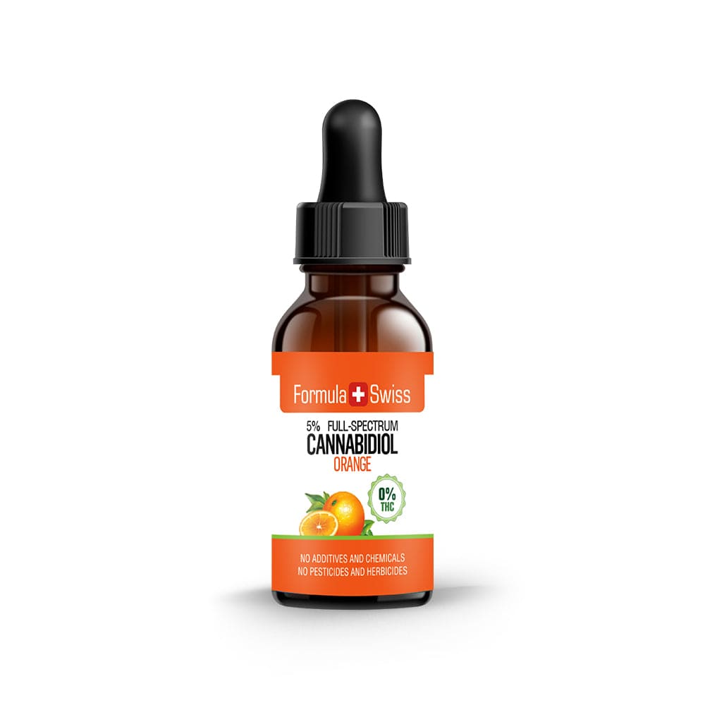 CBD-Öl in orangenöl 0.0% THC